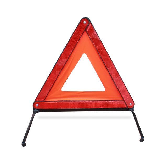 Splayed feet warning triangle